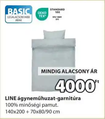 JYSK LINE ágyneműhuzat-garnitúra ajánlat