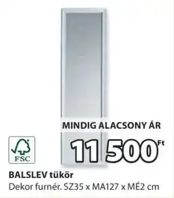JYSK BALSLEV tükör ajánlat