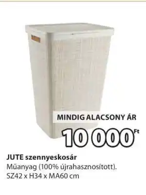 JYSK JUTE szennyeskosár ajánlat