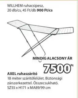 JYSK AXEL ruhaszárító ajánlat
