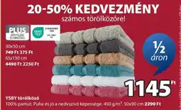 JYSK YSBY törölköző ajánlat