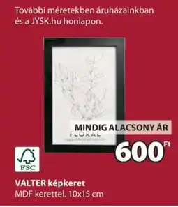 JYSK VALTER KÉPKERET ajánlat