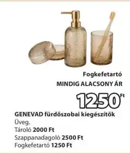 JYSK GENEVAD fürdőszobai kiegészítők ajánlat