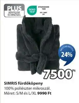 JYSK SIMRIS fürdőköpeny ajánlat