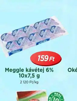 Real Meggle kávétej 6% ajánlat