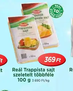 Real Reál Trappista sajt szeletelt többféle ajánlat