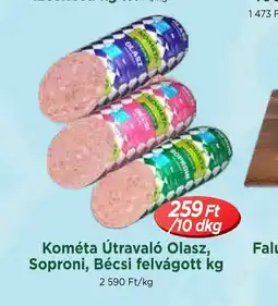 Real Kométa Útraval Olasz, Soproni, Bécsi felvágott ajánlat