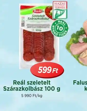Real Reál szeletelt Szárazkolbász ajánlat