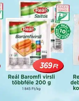 Real Reál Baromfi virsli ajánlat
