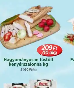 Real Hagyományosan füstölt kenyérszalonna ajánlat
