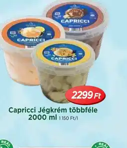Real Capricci Jégkrém többféle ajánlat