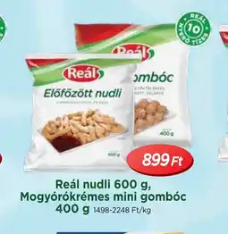 Real Reál nudli 600 g, Mogyorkrémes mini gombc ajánlat