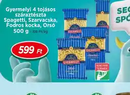 Real Gyermelyi 4 tojásos száraztészta ajánlat