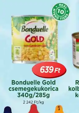 Real Bonduelle Gold csemegekukorica ajánlat
