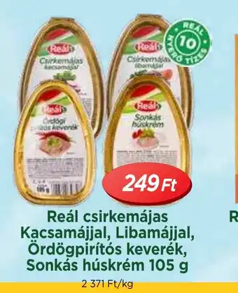 Real Reál csirkemájas ajánlat