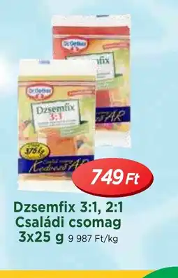 Real Dr. Oetker Dzemfix 3:1, 2:1 ajánlat