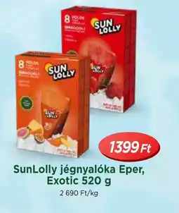 Real SunLolly Jégnyalka Eper, Exotic ajánlat