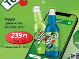 Real Topjoy gyümölcsital ajánlat