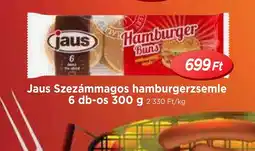 Real Jaus Szezámmagos hamburgerzsemle ajánlat