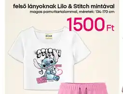 Pepco Felső lányoknak Lilo & Stitch mintával ajánlat
