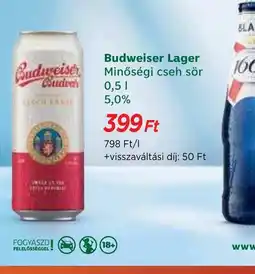 Real Budweiser Lager ajánlat