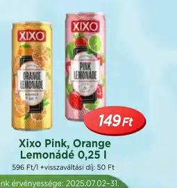 Real Xixo Pink, Orange Lemonádé ajánlat