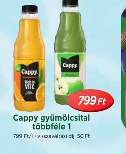 Real Cappy gyümölcsital ajánlat