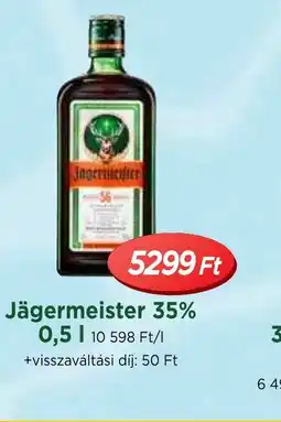 Real Jägermeister 35% ajánlat