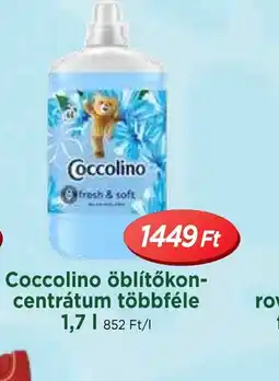 Real Coccolino öblítőkoncentrátum ajánlat