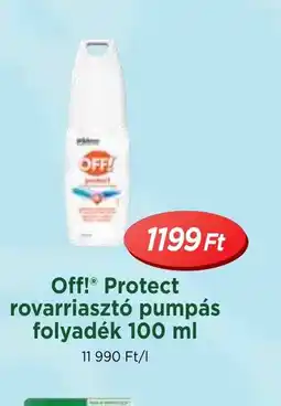 Real Off! Protect rovarriaszt pumpás folyadék ajánlat