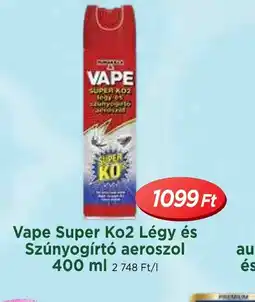 Real Vape Super Ko2 Légy és Szúnyogírt Aeroszol ajánlat