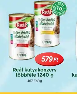 Real Reál kutyakonzerv ajánlat