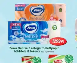 Real Zewa Deluxe 3 rétegű toalettpapír ajánlat