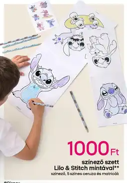 Pepco Színező szett Lilo & Stitch mintával ajánlat