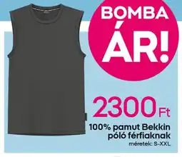 Pepco 100% pamut Bekkin póló férfiaknak ajánlat