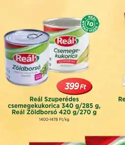 Real Reál Szuperédes csemegekukorica ajánlat