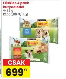 Spar Market Friskies 4 pack kutyaeledel ajánlat