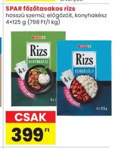 Spar Market SPAR főzőtasakos rizs ajánlat