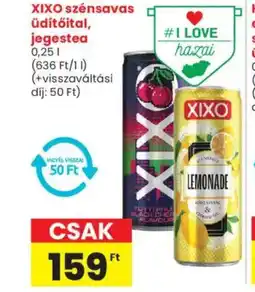 Spar Market XIXO szénsavas Üdítőital, jegestea ajánlat