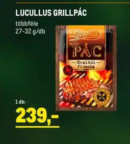 Metro Lucullus grillpác ajánlat