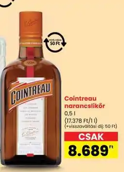 Spar Cointreau narancslikőr ajánlat
