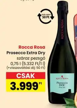Spar Rocca Rosa Prosecco Extra Dry ajánlat
