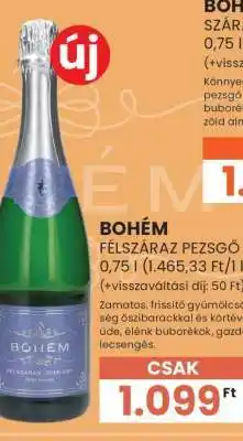 Spar BOHÉM FÉLSZÁRAZ PEZSGŐ ajánlat