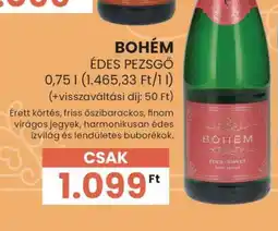 Spar BOHÉM ÉDES PEZSGŐ ajánlat