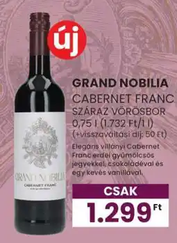 Spar Grand Nobilia Cabernet Franc ajánlat