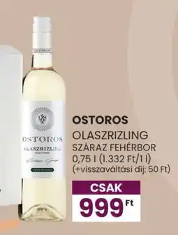 Spar OSTOROS OLASZRIZLING ajánlat
