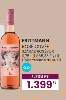 Spar FRITTMANN Rosé Cuvée ajánlat