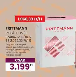 Spar FRITTMANN ROSÉ CUVÉE SZÁRAZ ROSÉBOR ajánlat