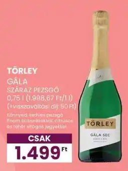 Spar Törley Gála Száraz Pezsgő ajánlat
