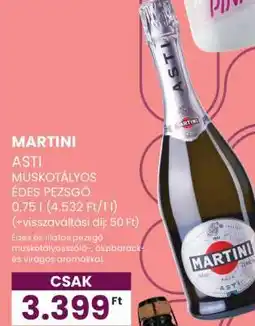 Spar MARTINI ASTI MUSKOTÁLYOS ÉDES PEZSGŐ ajánlat